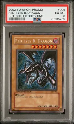 Yu-Gi-Oh! - Red-Eyes B. Dragon BPT-005 Limited Edition - PSA 6 - EX-MT - Image 2