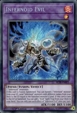 Infernoid Evil BLTR-EN013 Secret Rare Yugioh Terminal Revenge - Image 1