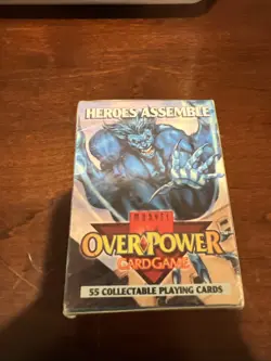 Marvel Overpower Heroes Assemble Starter Deck 55 cards New Sealed - Image 1
