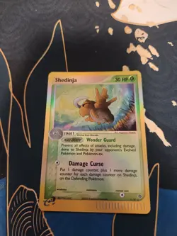 Shedinja 11/97 EX Dragon Reverse Holo Rare Pokemon Trading Card Game - Image 1