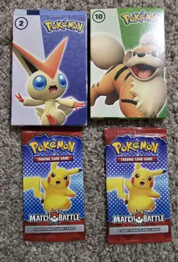 SEALED 8 Mcdonalds Happy Meal Pokemon Battle Match Card Packs 2022 2023 2025 - Image 3