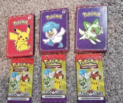 SEALED 8 Mcdonalds Happy Meal Pokemon Battle Match Card Packs 2022 2023 2025 - Image 5