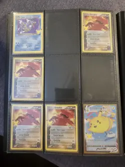 Pokemon Card Binder With 25 anniversary Cards And Other Random Stuff - Image 2