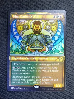 King Darien XLVIII FOIL - Dominaria United - Mtg Card #7US - Image 1
