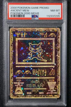 2000 Pokemon Ancient Mew PSA 8 NM-MT Pokemon Movie Game Promo Double Holo Card - Image 5
