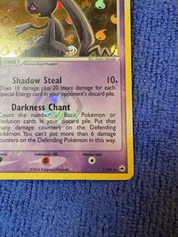 Pokemon Banette 1/101 Hidden Legends Reverse Holo Rare LP+ (Card#Ap-103) - Image 2