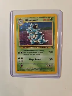 Pokemon TCG Nidoqueen Jungle Holo Card 7/64 Unlimited Rare, Near Mint Condition - Image 1