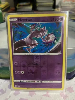 Mewtwo 56/172 Brilliant Stars Reverse Holo Rare Pokemon Card Pokemon TCG 056 - Image 1