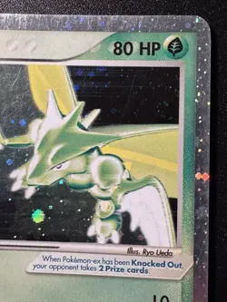 Scyther ex 102/109 EX Ruby & Sapphire Pokemon Card Holo Foil Rare Swirls LP - Image 4