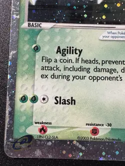 Scyther ex 102/109 EX Ruby & Sapphire Pokemon Card Holo Foil Rare Swirls LP - Image 5