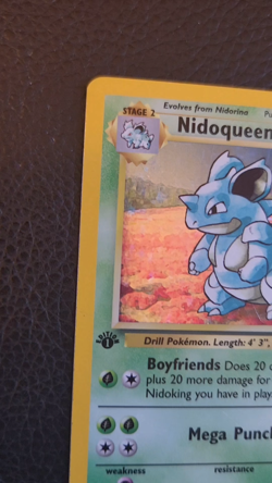 Nidoqueen 7/64 1st Holo Rare Edition Jungle Pokemon Card TCG - Image 2