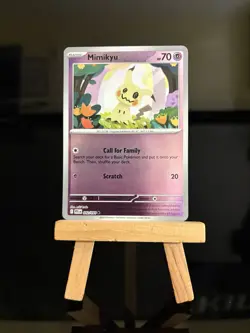 Mimikyu 042/094 Me02: Phantasmal Flames Reverse Holo NM Pokemon TCG Card - Image 1
