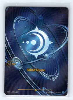 Mind Rune (Alt Art) 089a/298 Riftbound Origins League of legends Card - Image 1