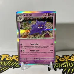Gengar 094/165 - Holo Rare Scarlet & Violet 151 Pokemon TCG Card - NM - Image 1