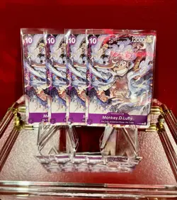 ONE PIECE TCG CARD GAME MONKEY.D. LUFFY GEAR 5 ENGLISH LIMITED PROMO 041 NEW - Image 1