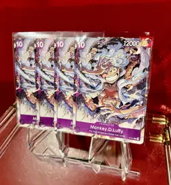 ONE PIECE TCG CARD GAME MONKEY.D. LUFFY GEAR 5 ENGLISH LIMITED PROMO 041 NEW - Image 3