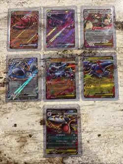 Japanese Pokemon Inferno X Ex Card Lot Of 7 W/ Charizard Ex - Image 1
