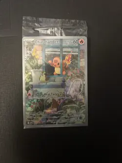 Pokemon Charmander TCG Scarlet and Violet Black Star Holo Promo Card SVP#044 - Image 2