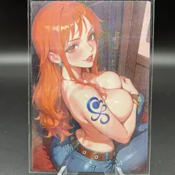 Nami One Piece Anime Waifu Card Doujin ACG Goddess Holo - Image 1