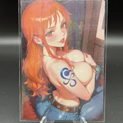 Nami One Piece Anime Waifu Card Doujin ACG Goddess Holo - Image 2
