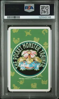 1996 POKEMON GREEN VERSION PLAYING CARDS 8 OF HEARTS #050 DIGLETT PSA 10 - Image 2