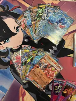 Pokemon Twilight Masquerade Card Lot Of 150 Holos And Exs - Image 2