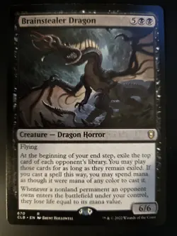 Brainstealer Dragon NM Commander Legends: Battle for Baldur's Gate MTG FREE SHIP - Image 1
