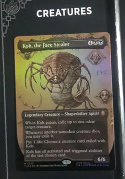 MTG - Koh, The Face Stealer - Borderless - Foil - Avatar, The Last Airbender - Image 1