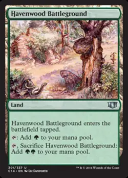 Havenwood Battleground ~ Moderately Played Commander 2014 MTG Magic UltimateMTG - Image 1