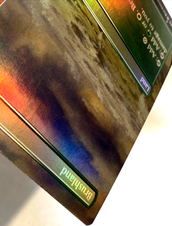 MTG Brushland *BORDERLESS FOIL* The Brothers' War 298 NM - Image 5