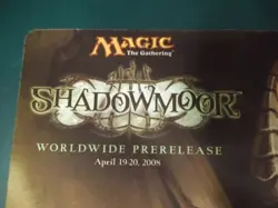 MTG Shadowmoor Prerelease Playmat Kulrath Knight Magic The Gathering Ultra Pro - Image 2