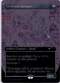 MTG Arcbound Ravager () (Galaxy Foil) Foil NM Secret Lair Drop Series Magic 2105 - Image 1