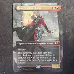 Rowan, Scion of War - Borderless - Wilds of Eldraine (MTG) - Image 1