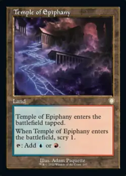 [4x] Temple of Epiphany Near Mint, English The Brothers' War Commander MTG Magic - Image 1