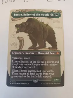 Lumra Bellow of The Woods (Borderless) (0293) Bloomburrow Non-foil MTG NM - Image 1