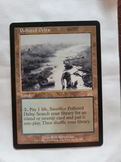 Polluted Delta Onslaught Magic: The Gathering Light Play English Edition - Image 1