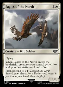 1x Eagles of the North - Foil NM Eng MTG - LOTR: Tales of Middle Earth - Image 1