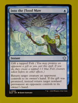 Into the Flood Maw x1 Bloomburrow 1x Magic the Gathering MTG - Image 1