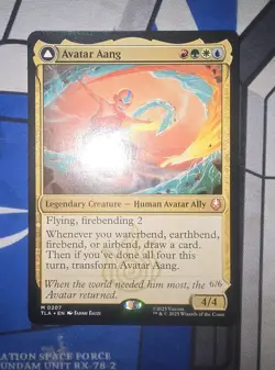 MTG - TLA - Avatar Aang/Aang Master of Elements #0207 - Near Mint Non Foil - Image 1