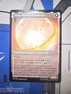 MTG - TLA - Avatar Aang/Aang Master of Elements #0207 - Near Mint Non Foil - Image 2