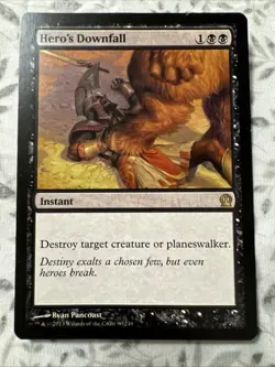 4x Hero’s Downfall - Theros - Non Foil - MTG - Destroy Target Creature - Image 1