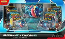 Pokemon TCG Greninja ex & Kingdra ex Special Collection Box - Brand New - Image 1