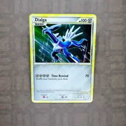 Pokemon TCG- Dialga - 3/95 Call of Legends CL Holo Rare HGSS Metal 2011 Swirl NM - Image 3