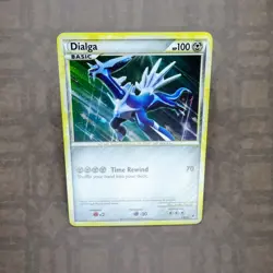 Pokemon TCG- Dialga - 3/95 Call of Legends CL Holo Rare HGSS Metal 2011 Swirl NM - Image 4