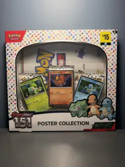 POKEMON 151 Scarlet Violet Poster Collection Dollar General Exclusive NEW Sealed - Image 1