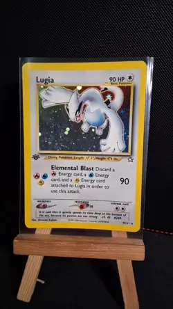 Lugia 9/111 1st Edition Holo Neo Genesis 2000 Pokemon WOTC Vintage Rare SSP lp - Image 1