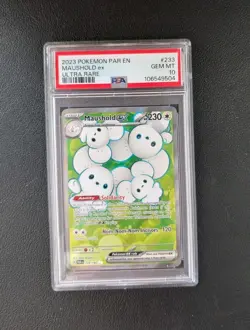 2023 POKEMON PAR EN-PARADOX RIFT ULTRA RARE #233 MAUSHOLD EX PSA 10 - Image 1