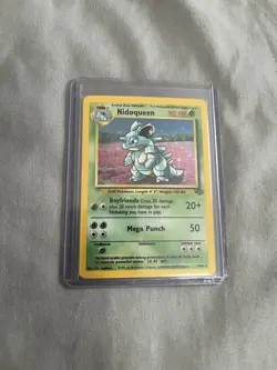 USED Nintendo NIDOQUEEN (Holo) 1999 Pokemon Jungle Unlimited 7/64 - LP WOTC - Image 1