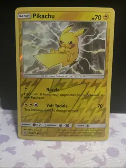 Pikachu Pokemon Sun & Moon Reverse Holo - Cosmic Eclipse 66/236 NM - Image 1