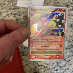 Blaziken FB Lv.X 142/147 Supreme Victors Holo LP Pokemon TCG - Image 3